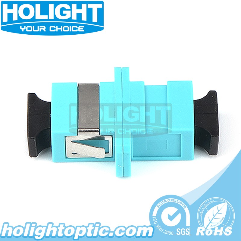Holight -Optical Fiber Adapter Sc To Sc Om3 Simplex Aqua-Holight