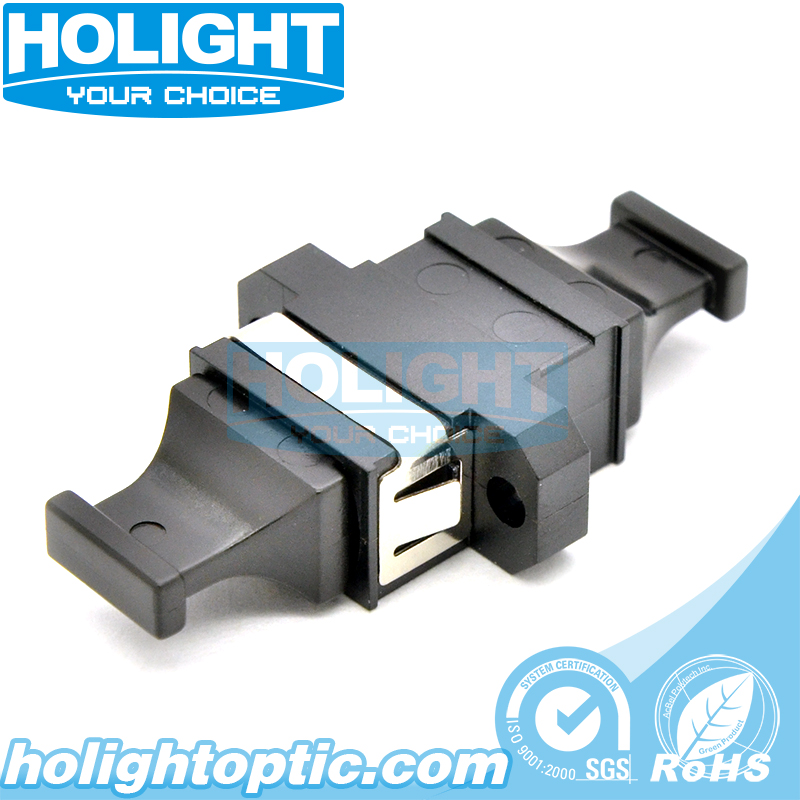MPO to MPO Fiber Optic Adapter with Flange Type