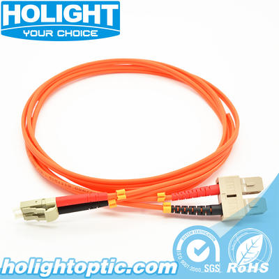 LC to SC Fiber Patch Cable Duplex Multimode Type