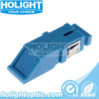 SC to SC Fiber Optic Shutter Adapter without Flange