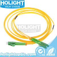 LC/APC to LX5/APC Duplex Fiber Optic Patch Cord