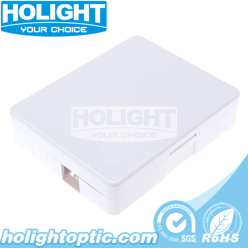 2 Ports Fiber Optic Faceplate for FTTH