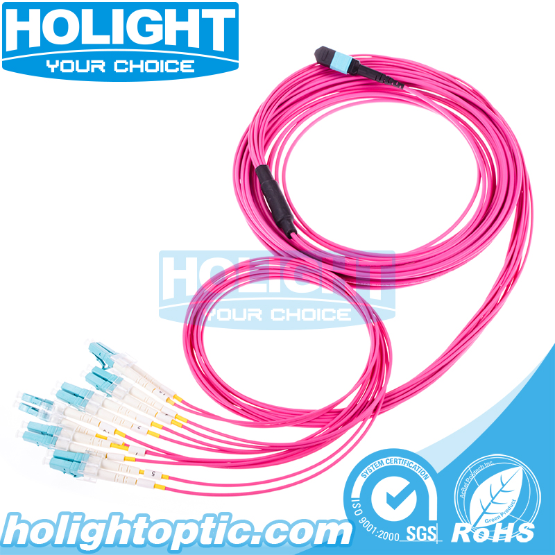 Patch Cable MPO/LC 12 Core OM4 Breakout Patchcord