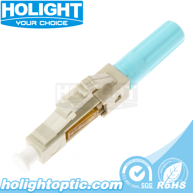 Fiber Optic LC OM3 Field Assembly Fast Connector